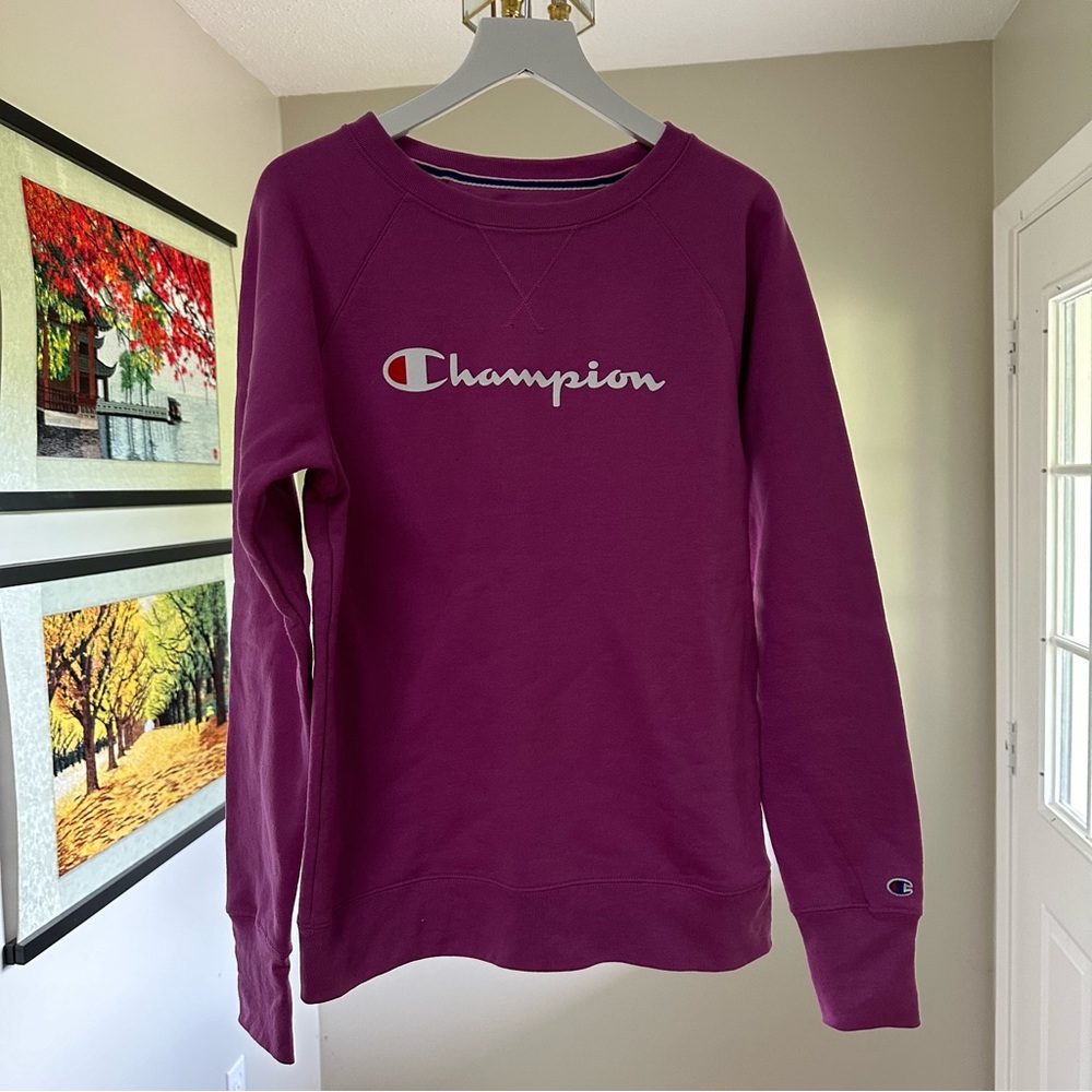 Champion purple sweatshirt- small
